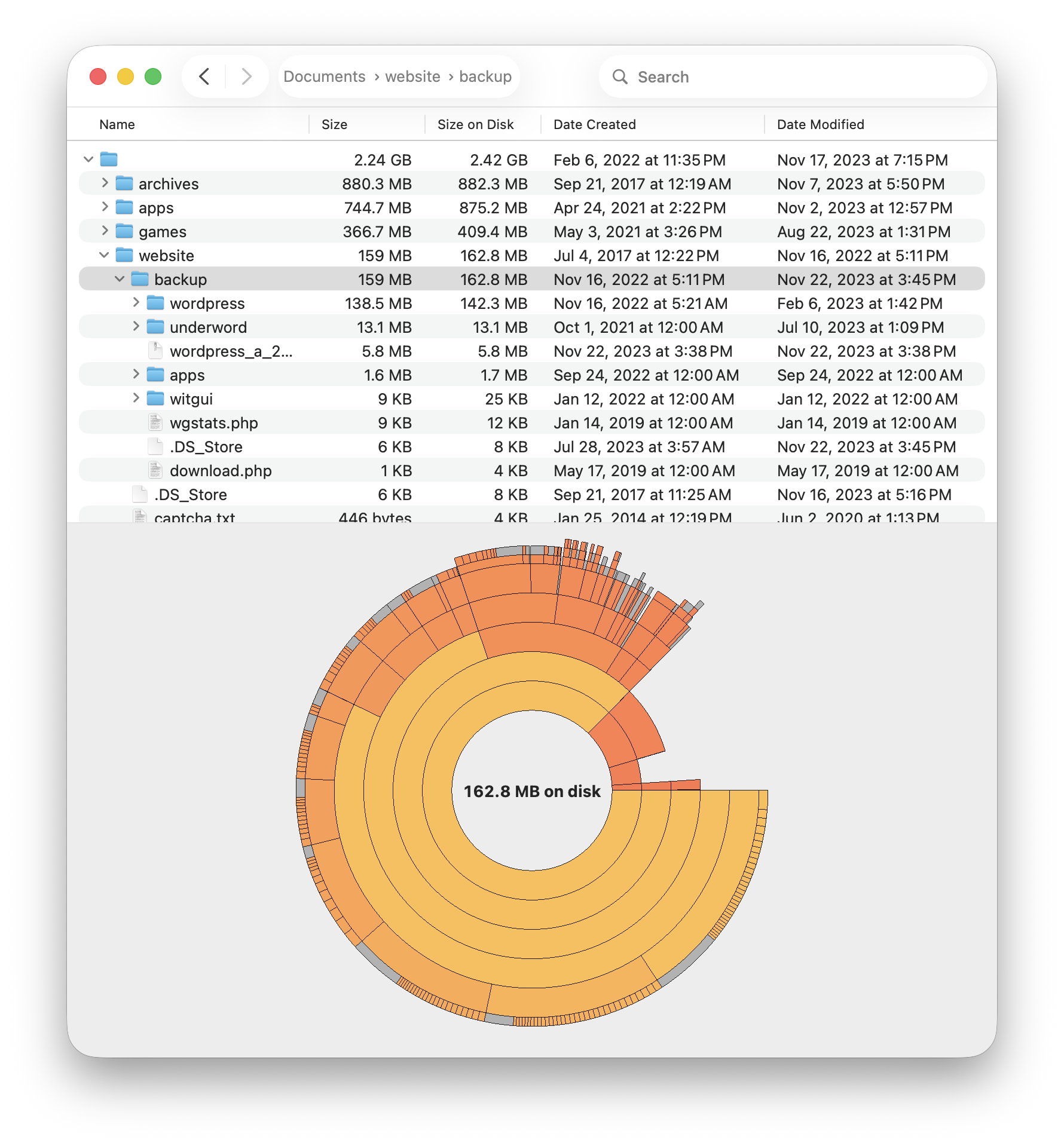 Disk Graph скриншот 3