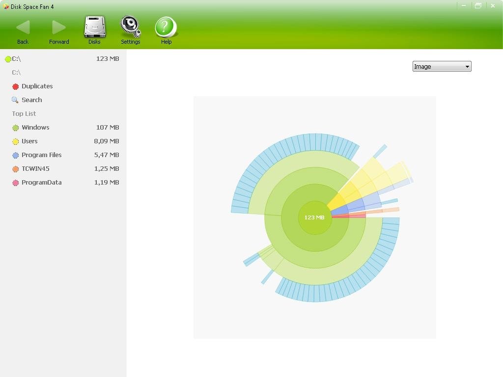 Disk Space Fan скриншот 5