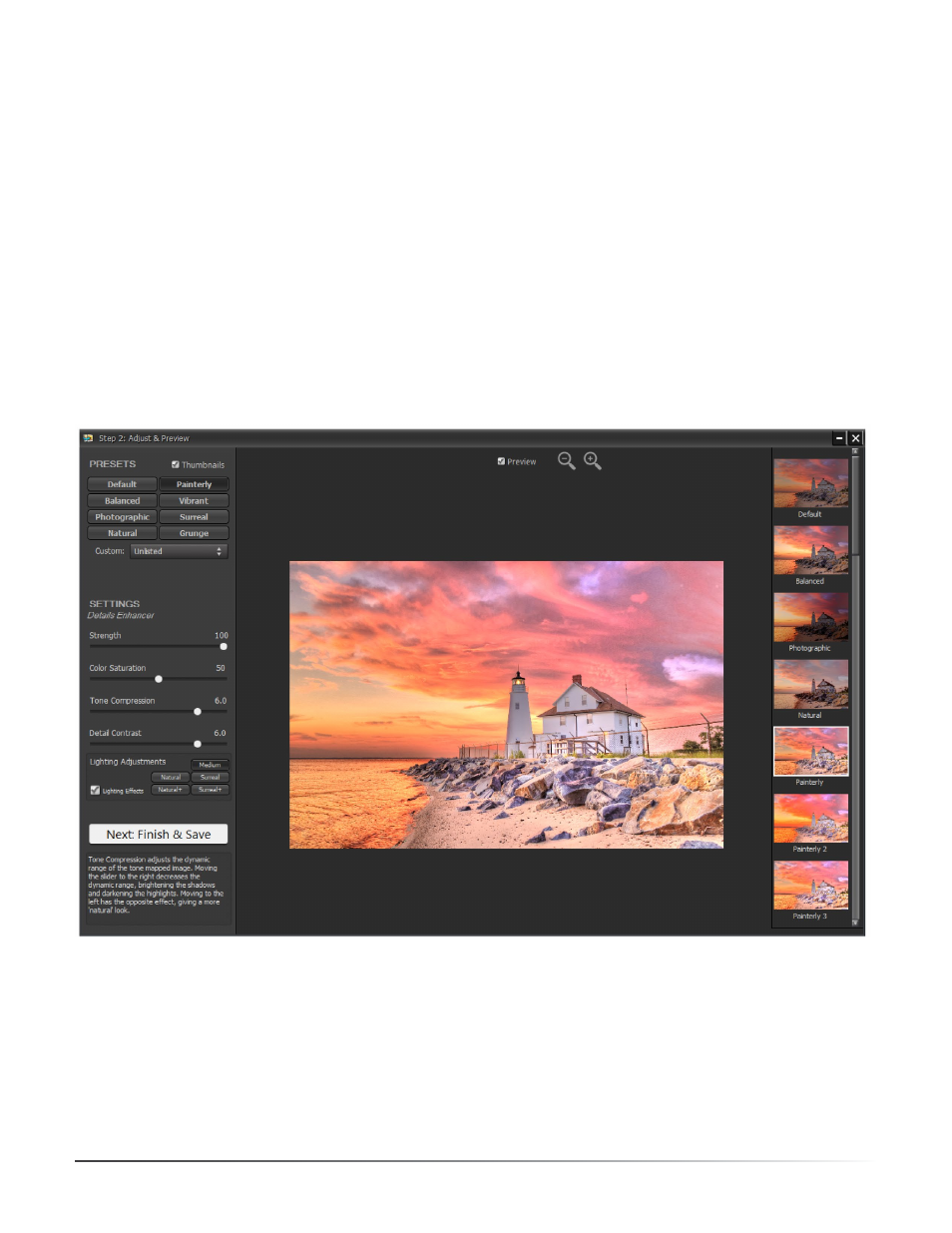 Photomatix Essentials: подробное руководство по HDR-обработке, интерфейсу, форматам и ограничениям скриншот 5