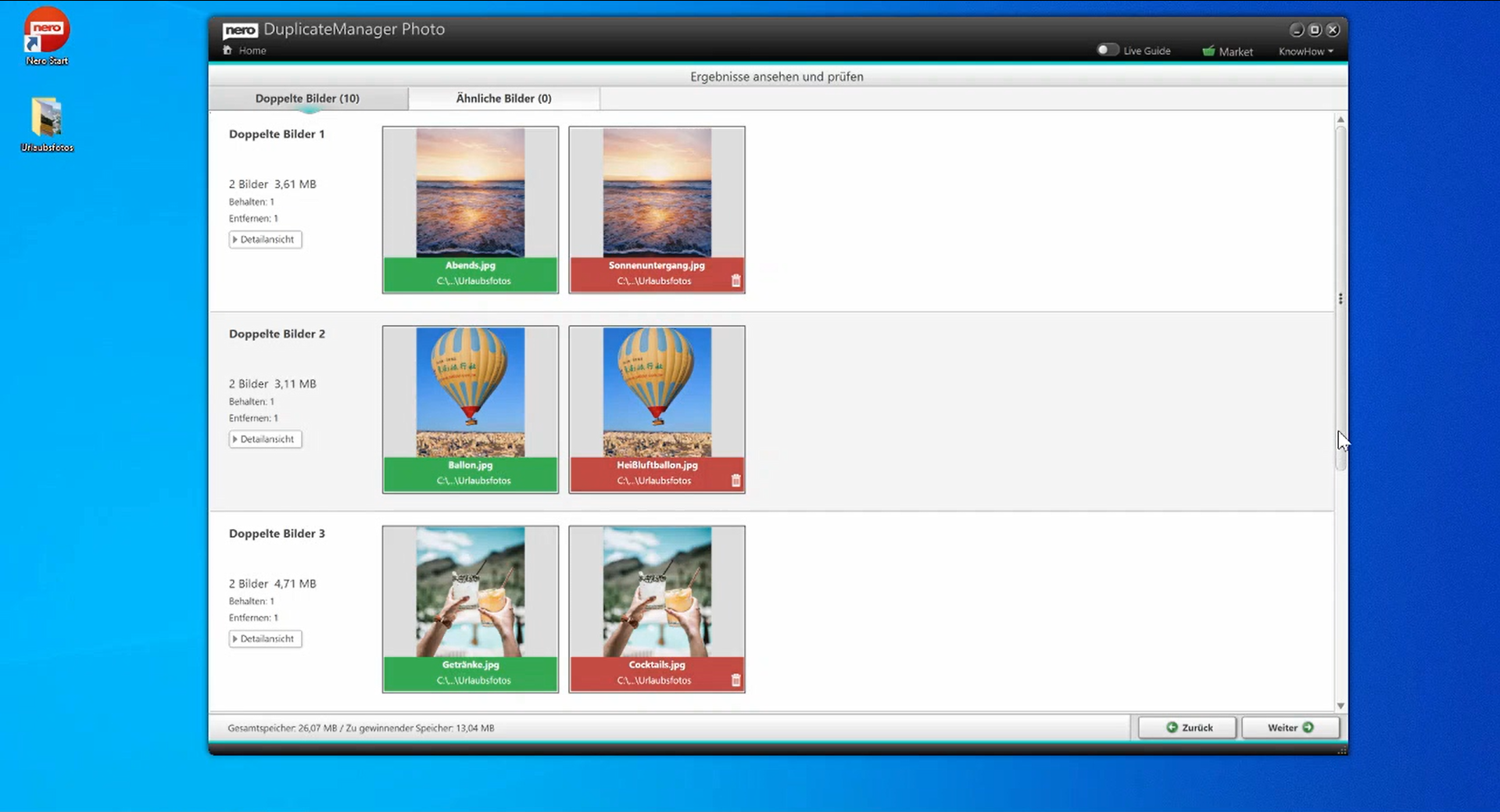 Nero DuplicateManager скриншот 3