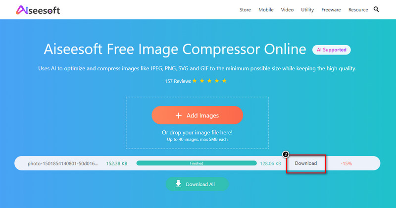 Aiseesoft Image Compressor скриншот 3