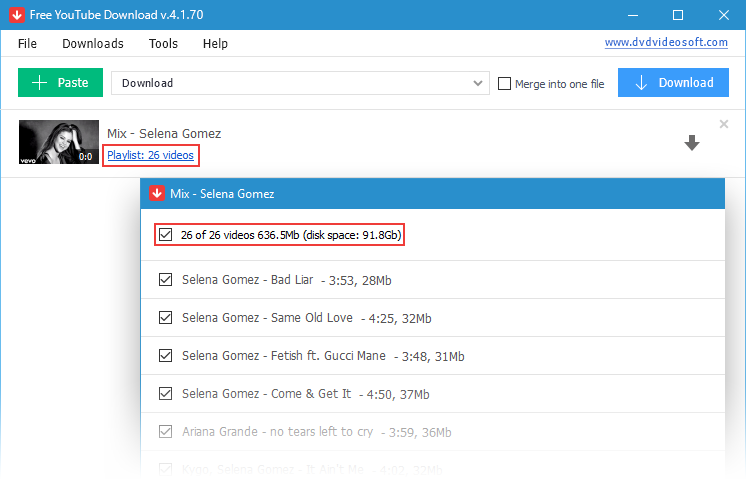 Free Youtube Download скриншот 5