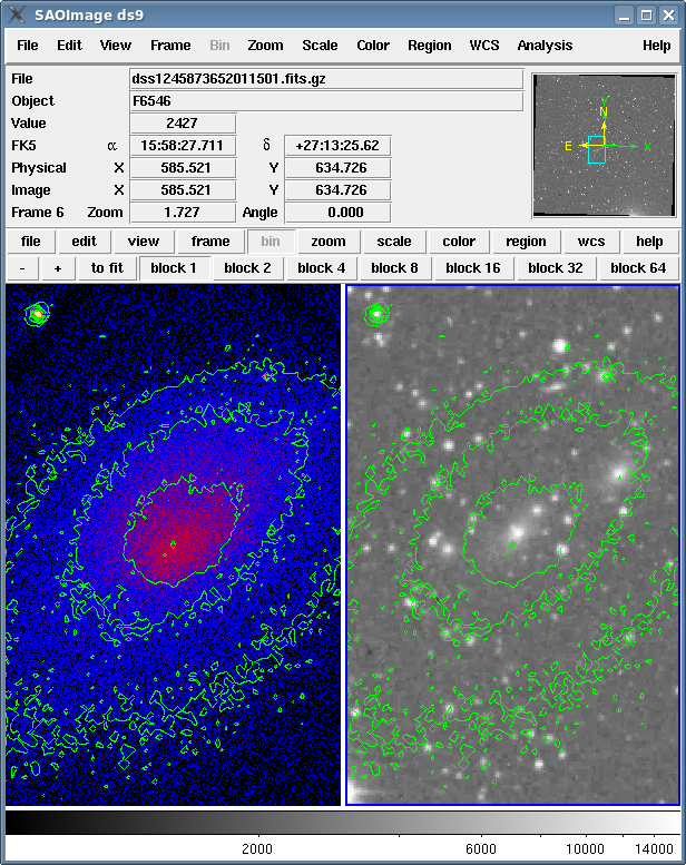 SAOImage DS9 8.7: подробный обзор программы для FITS, WCS и астрономических данных скриншот 8