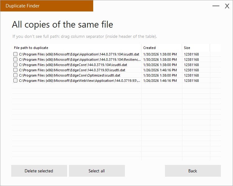 PrivacyRoot Duplicate Finder скриншот 4