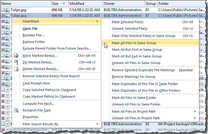 Duplicate File Detective скриншот 4