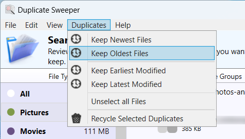 Duplicate Sweeper скриншот 4