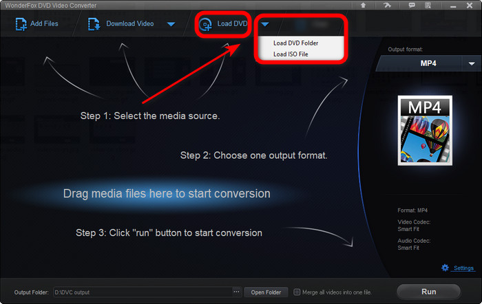 WonderFox DVD Video Converter скриншот 1