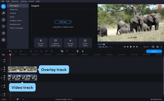 Movavi Video Editor скриншот 2