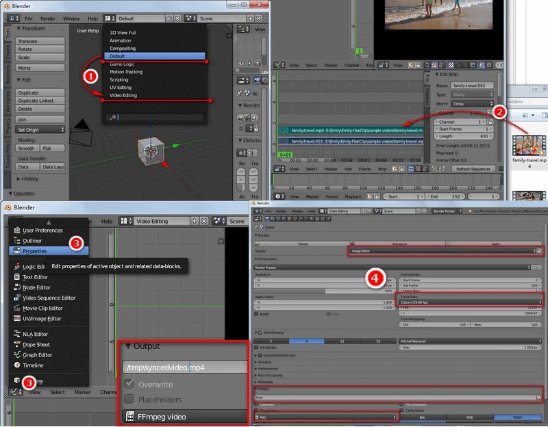 Blender VSE скриншот 3