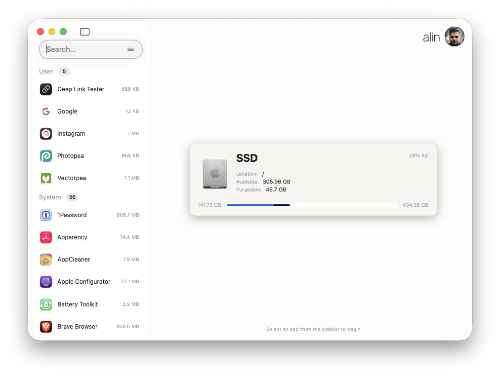 Pearcleaner скриншот 2