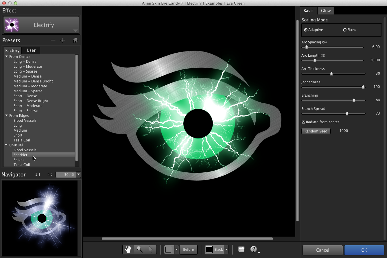 Exposure Software Eye Candy: подробный обзор Eye Candy 7 для Photoshop, эффекты, установка и рабочие сценарии скриншот 2
