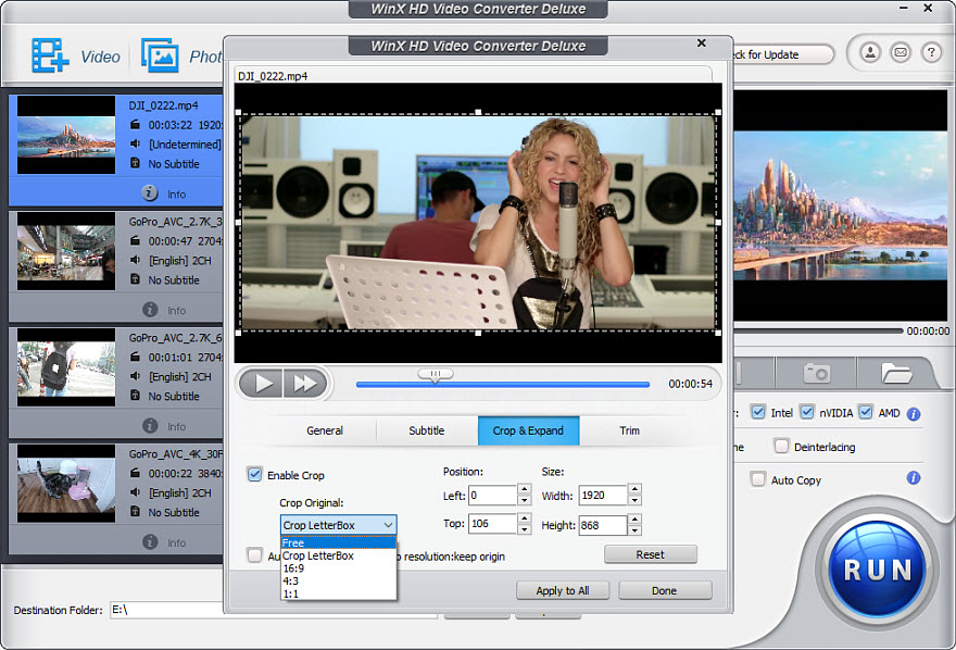 Winx Video Converter скриншот 5