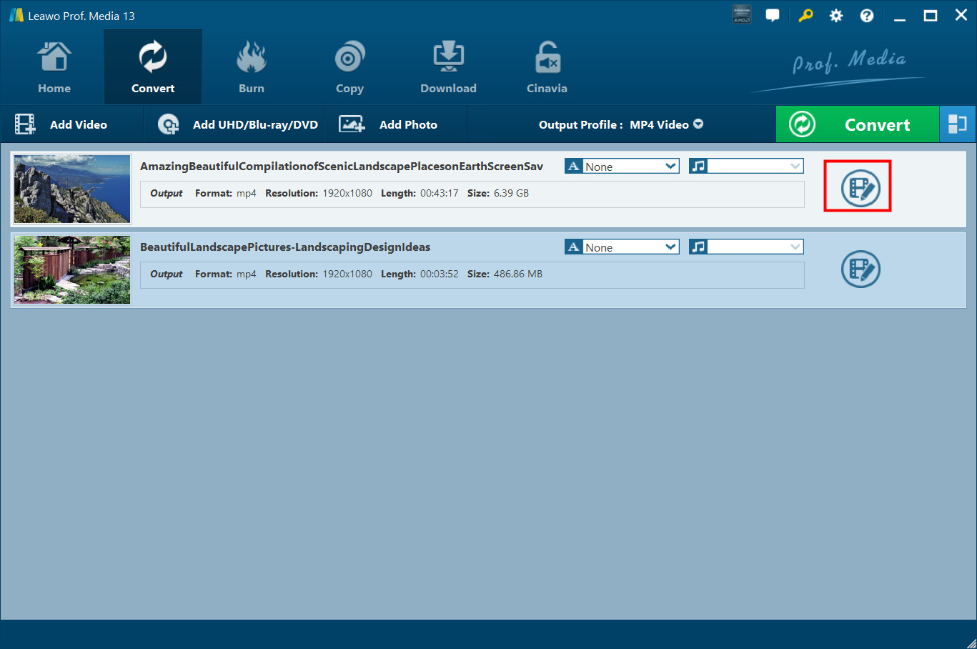 Leawo Video Converter скриншот 6