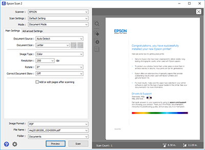 Epson Scan скриншот 2