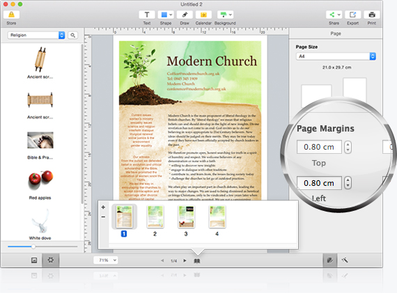 PearlMountain Publisher Plus для macOS: подробный разбор верстки, шаблонов, экспорта и ограничений скриншот 5