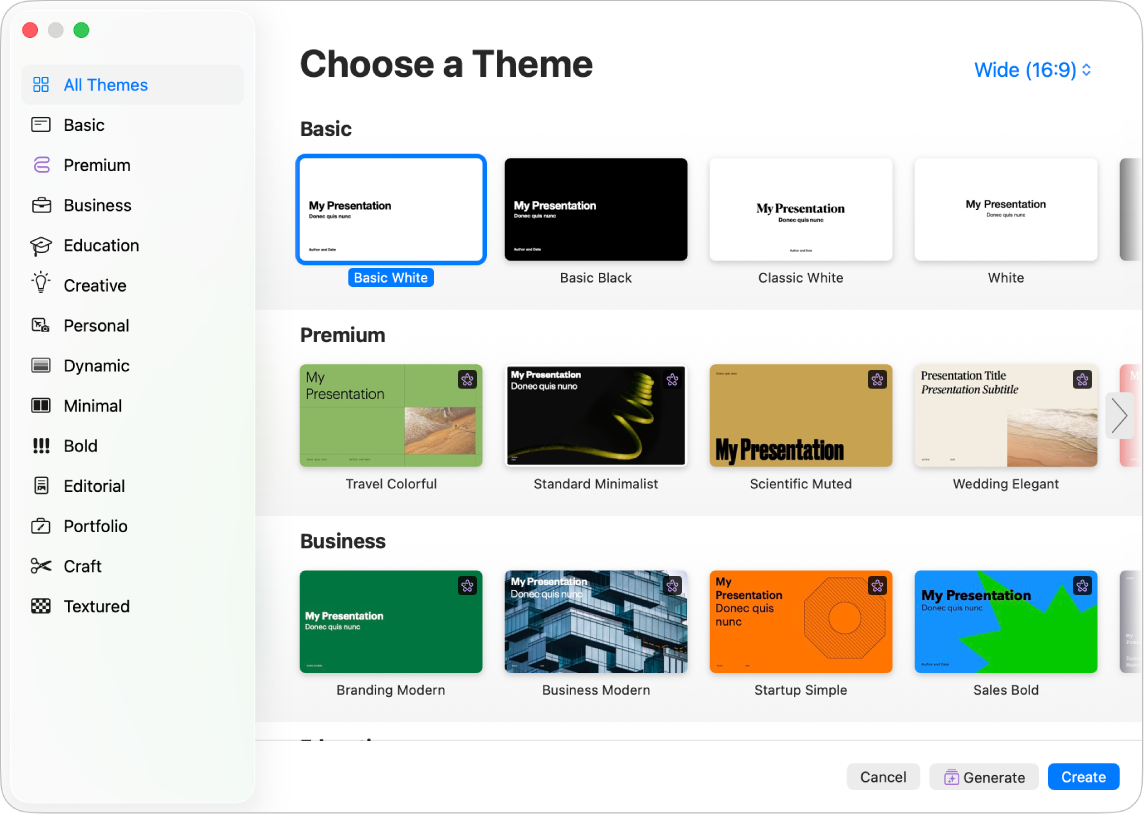 Apple Keynote скриншот 2