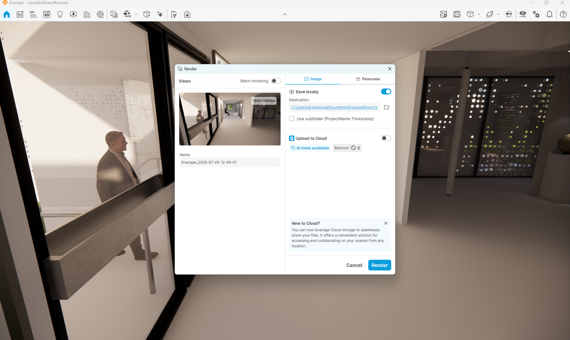 Enscape: подробный обзор real-time визуализации для SketchUp, Revit, Rhino, Archicad и Vectorworks скриншот 2