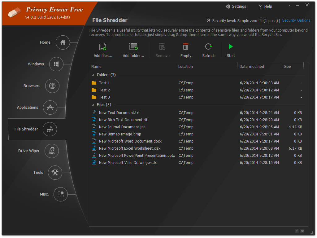 Privacy Eraser скриншот 6