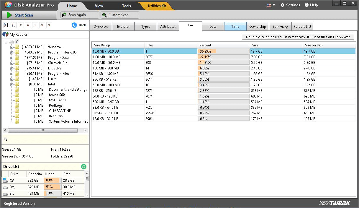 Disk Analyzer Pro скриншот 4