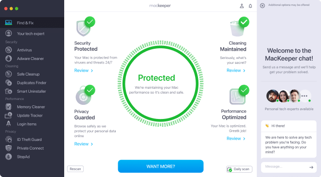 MacKeeper скриншот 1