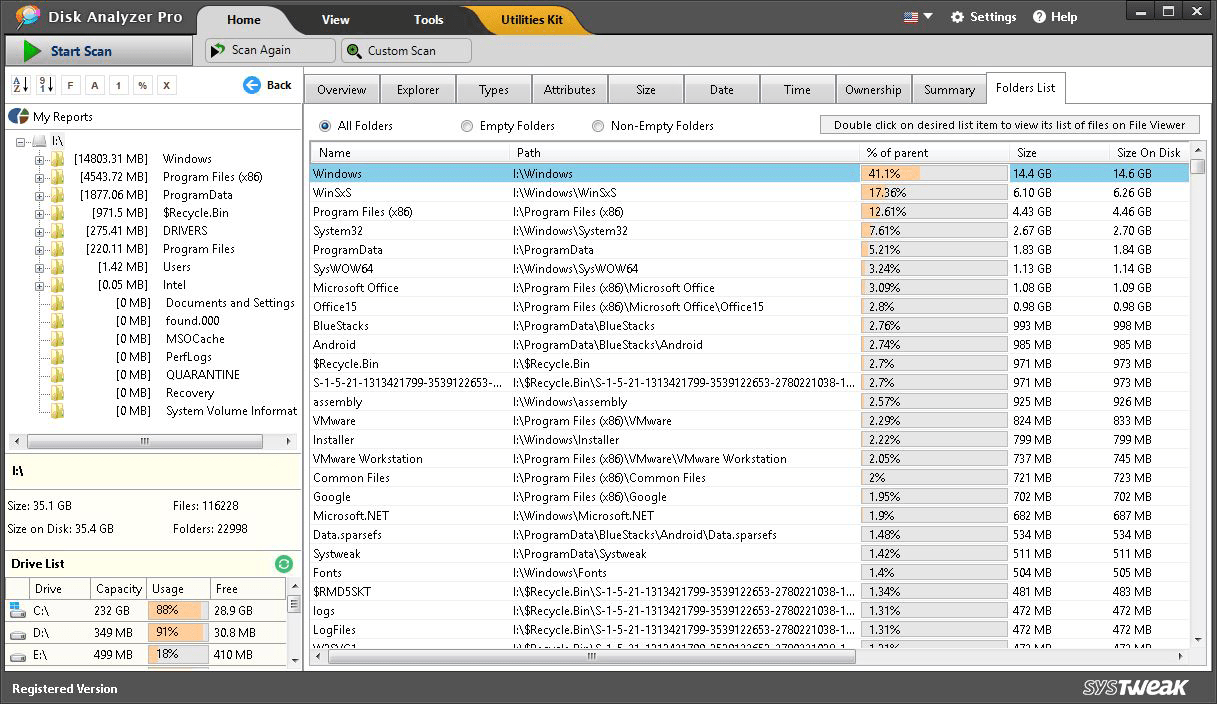 Disk Analyzer Pro скриншот 6