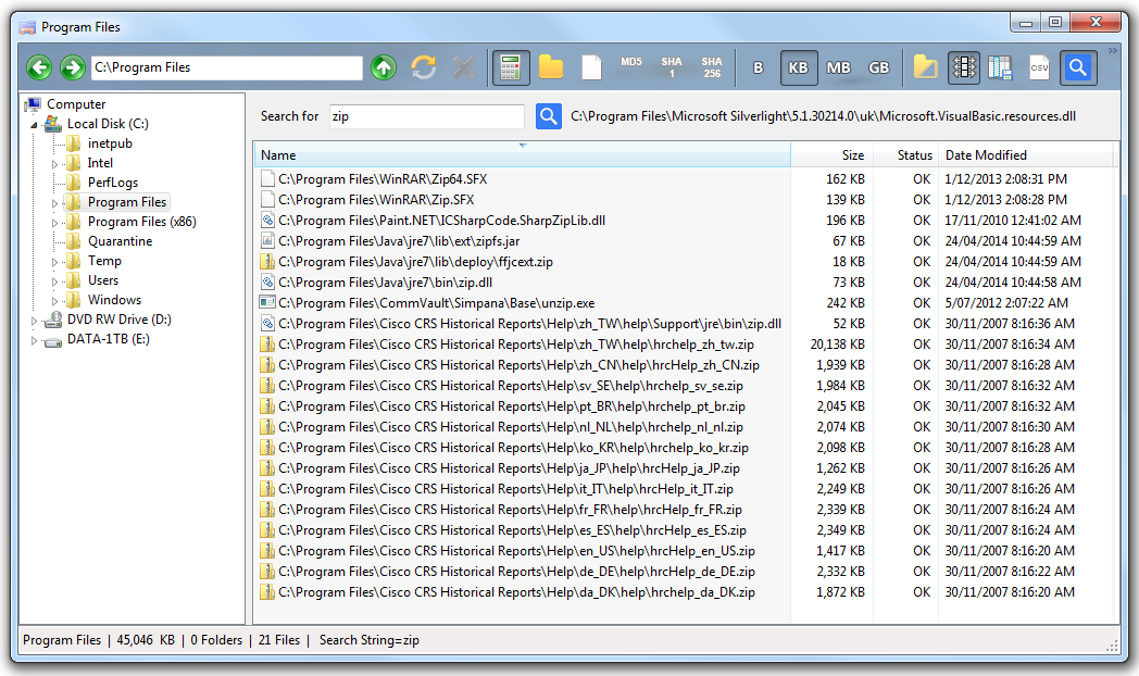 Folder Size Explorer скриншот 4