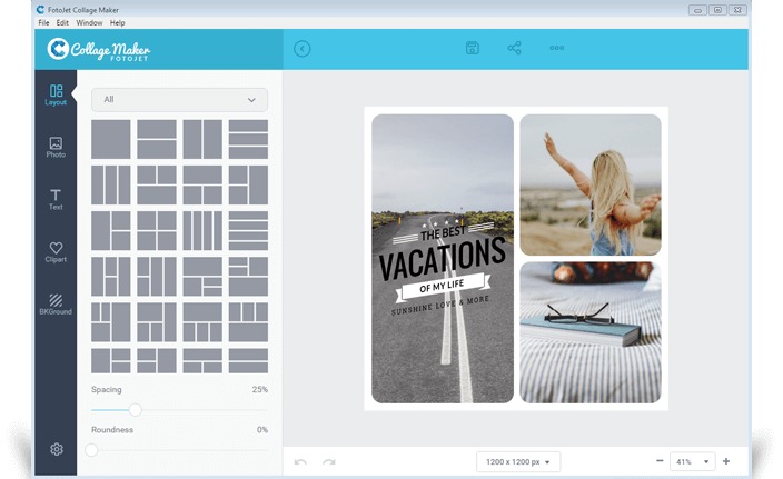 FotoJet Collage Maker скриншот 7