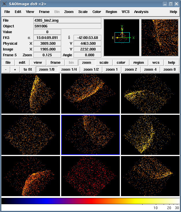 SAOImage DS9 8.7: подробный обзор программы для FITS, WCS и астрономических данных скриншот 3