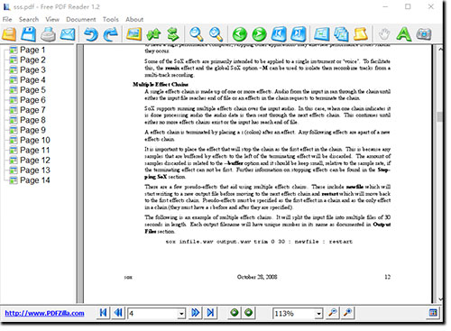 Free PDF Reader скриншот 1