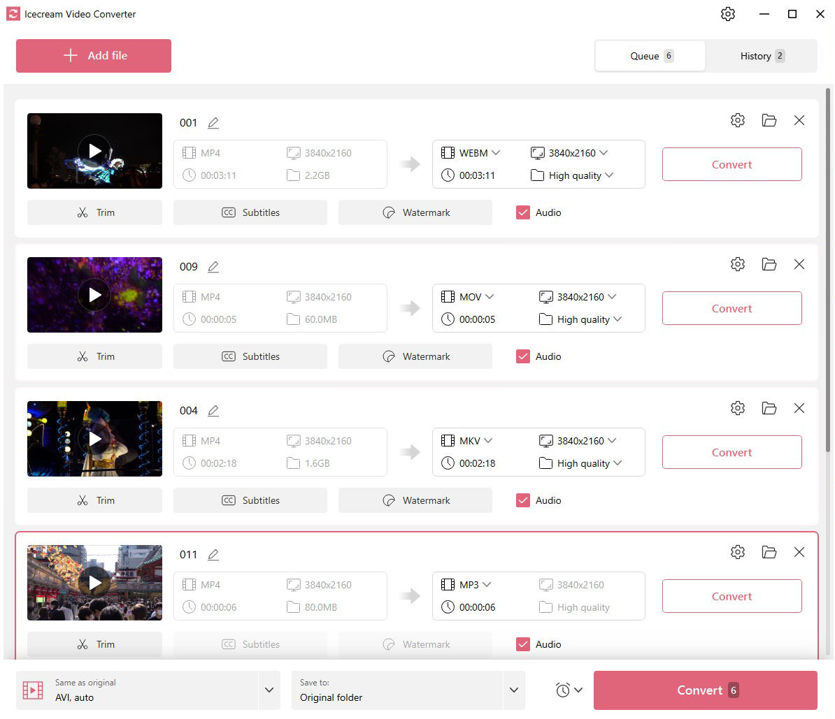 Icecream Media Converter скриншот 3
