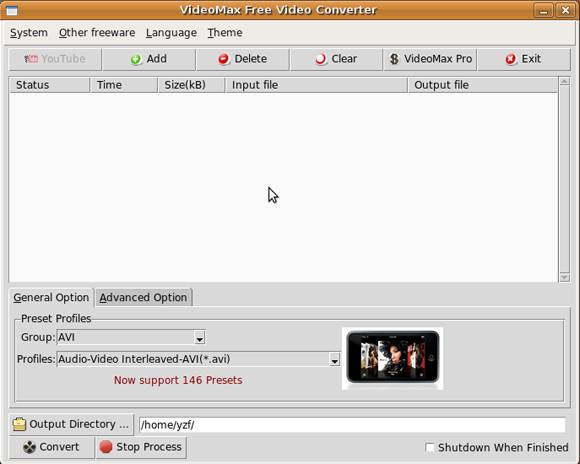 FreeStar Free Video Converter скриншот 3