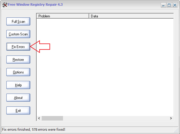 Free Window Registry Repair скриншот 3