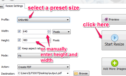 Free Image Resizer скриншот 3