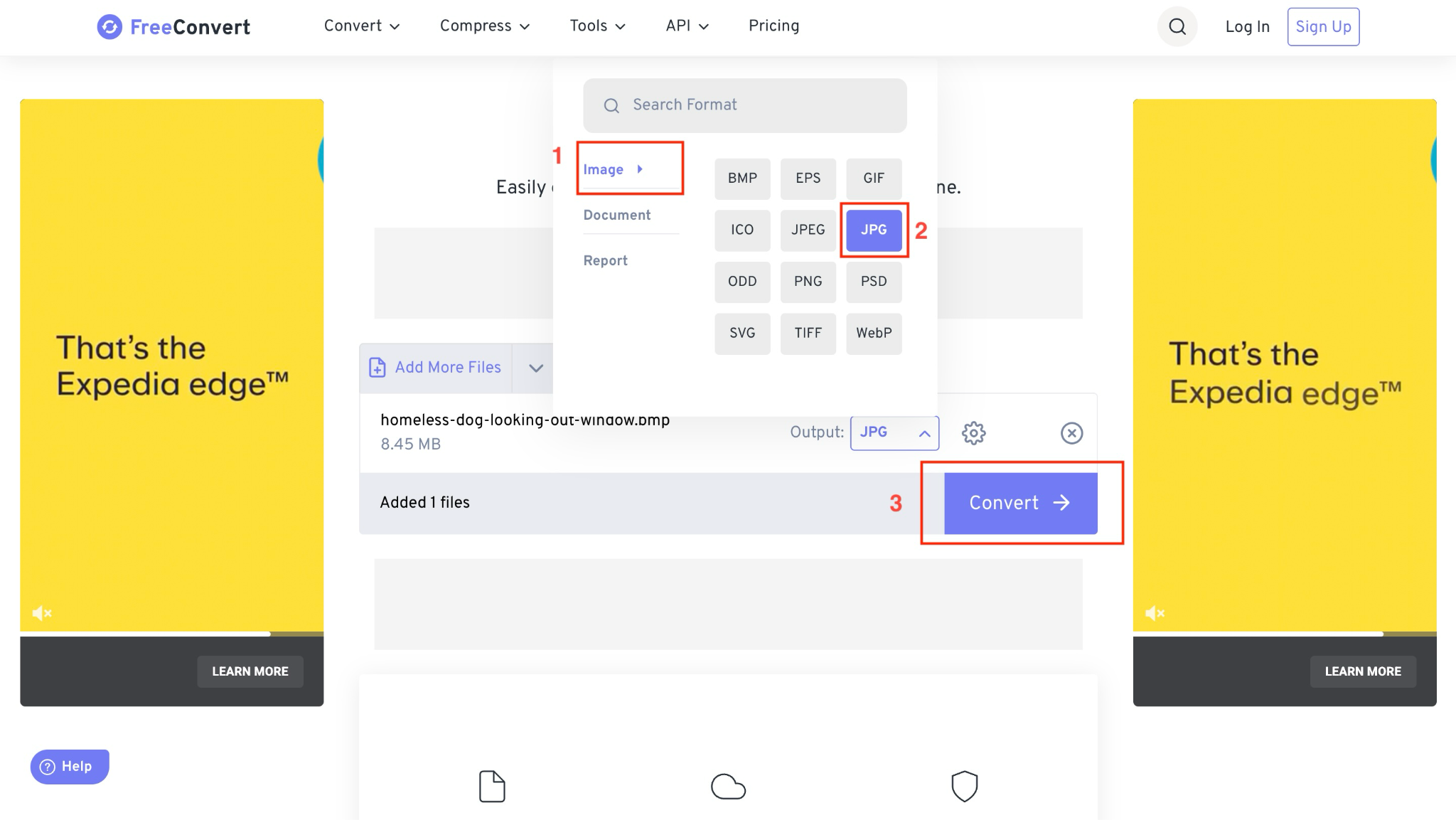 FreeConvert Image Tools скриншот 3