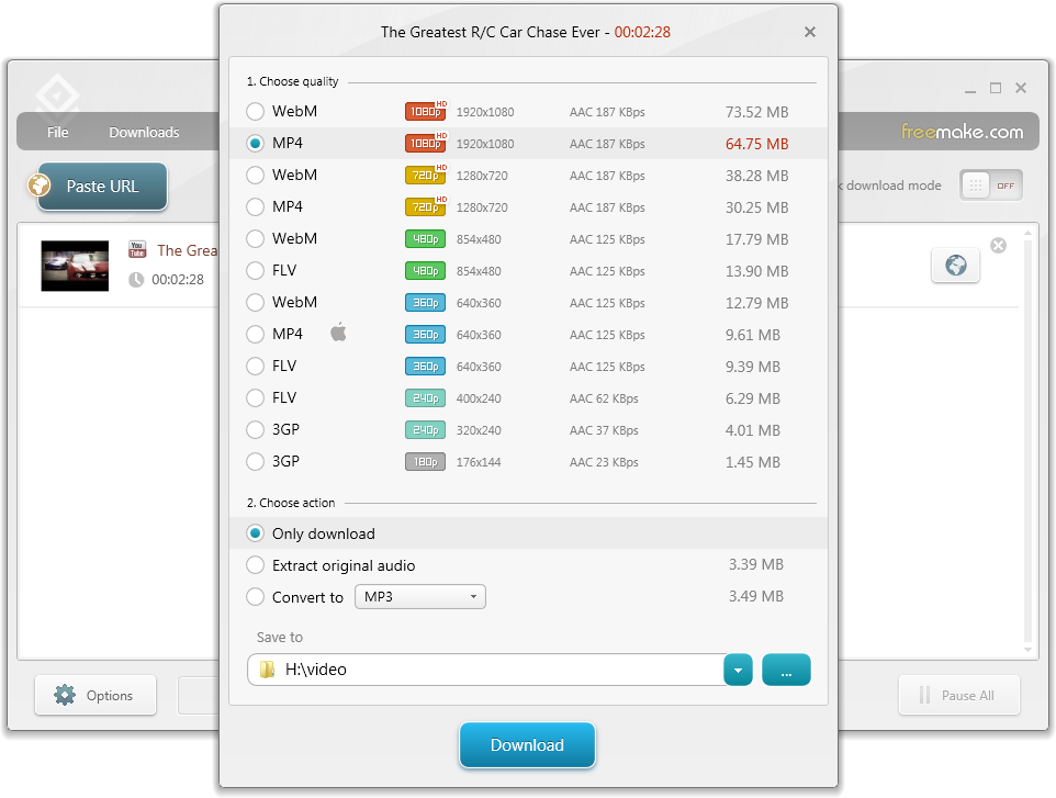 Freemake Video Downloader скриншот 2