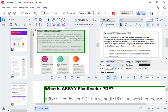 ABBYY FineReader скриншот 3