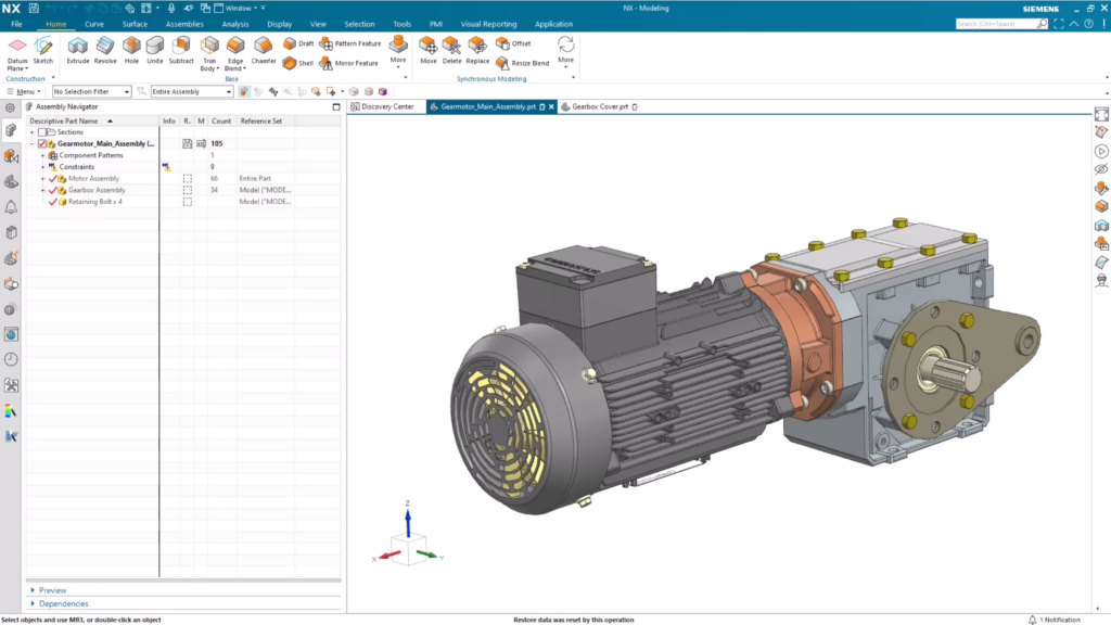 Siemens NX скриншот 1