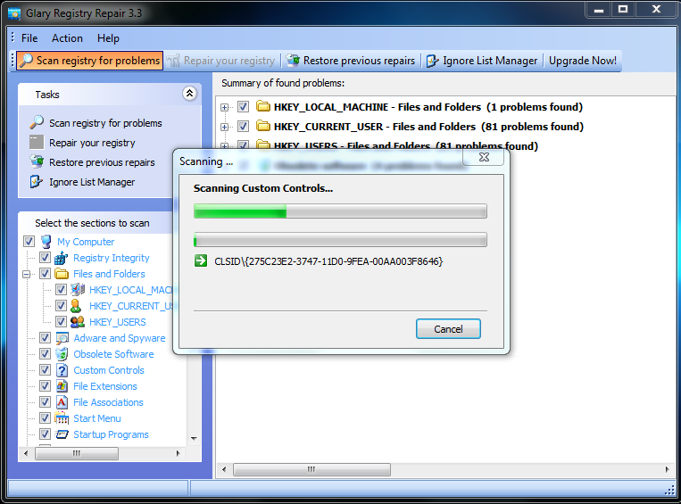 Registry Repair скриншот 1