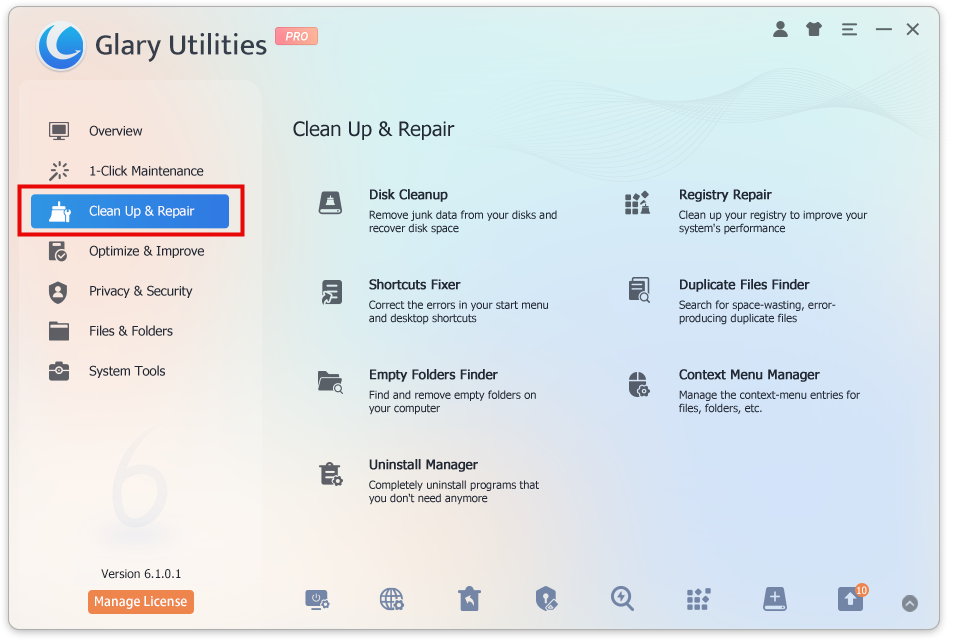 Glary Utilities скриншот 3