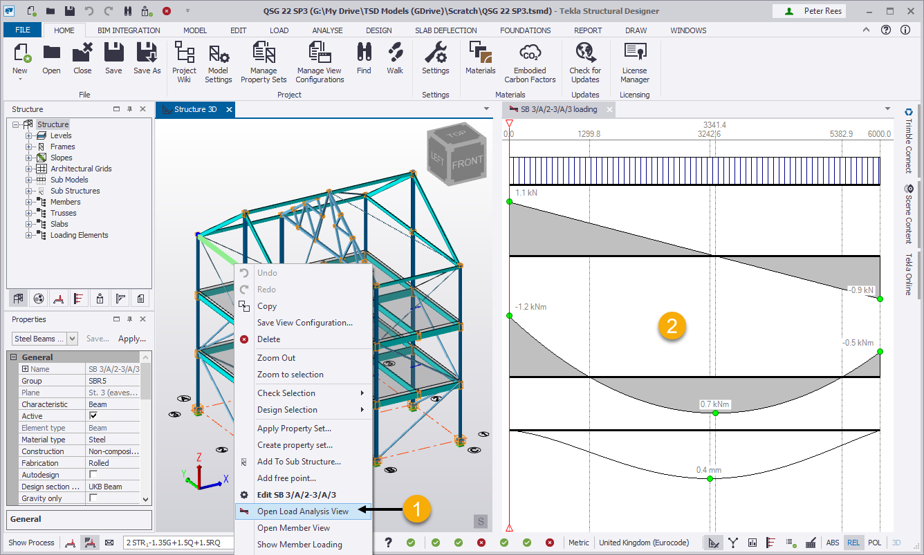 Tekla Structural Designer скриншот 2