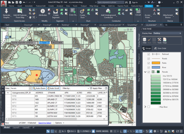 AutoCAD Map 3D: подробный обзор картографии, FDO, пространственных данных и рабочих процессов скриншот 5