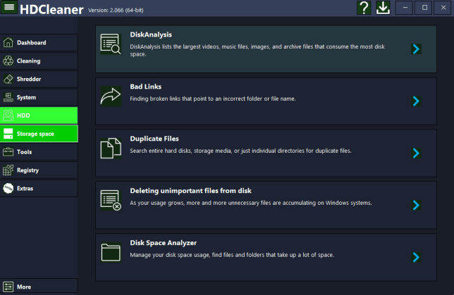 HDCleaner скриншот 6