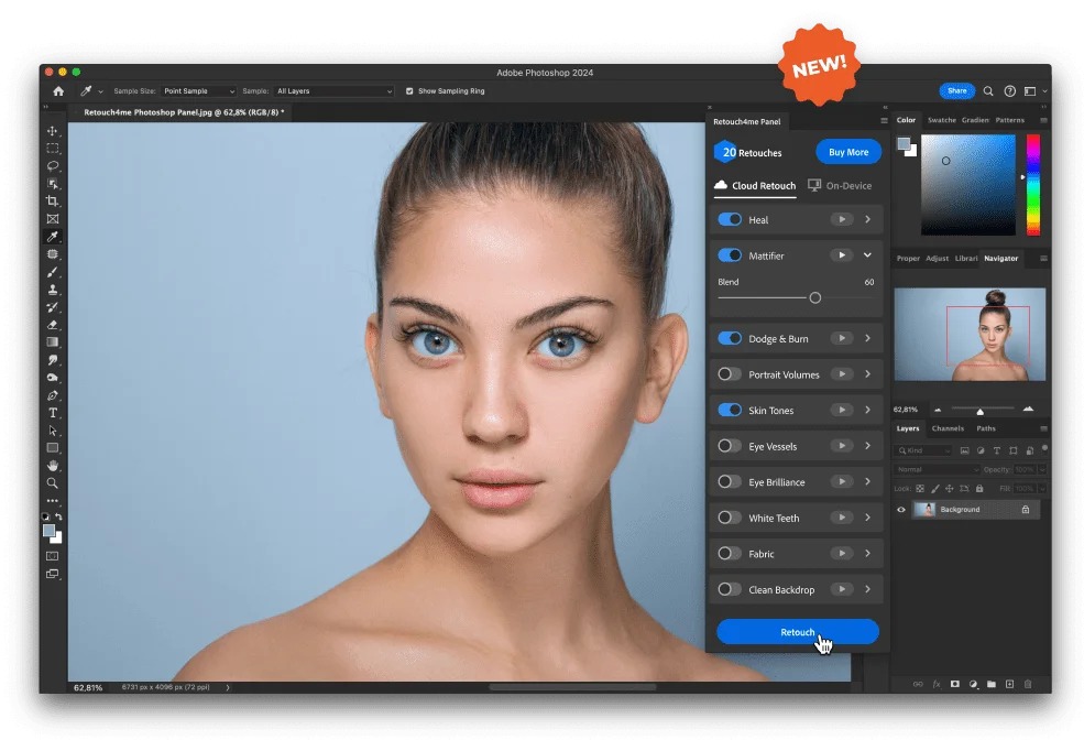 Retouch4me Clean Backdrop: подробное руководство по очистке студийного фона, настройкам и рабочему процессу скриншот 4