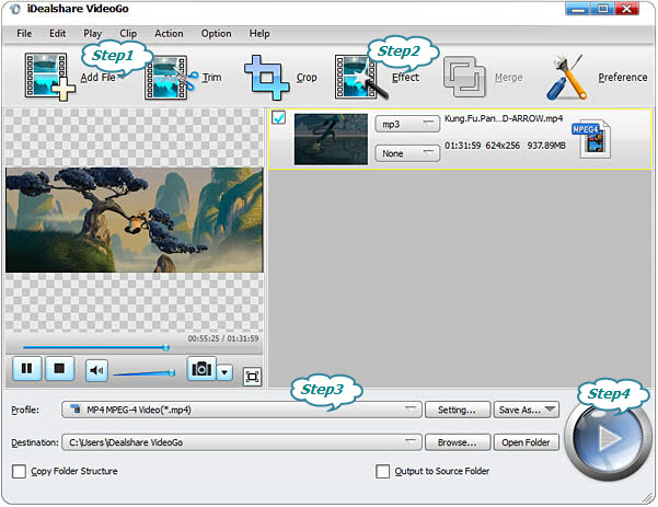 iDealshare VideoGo скриншот 3
