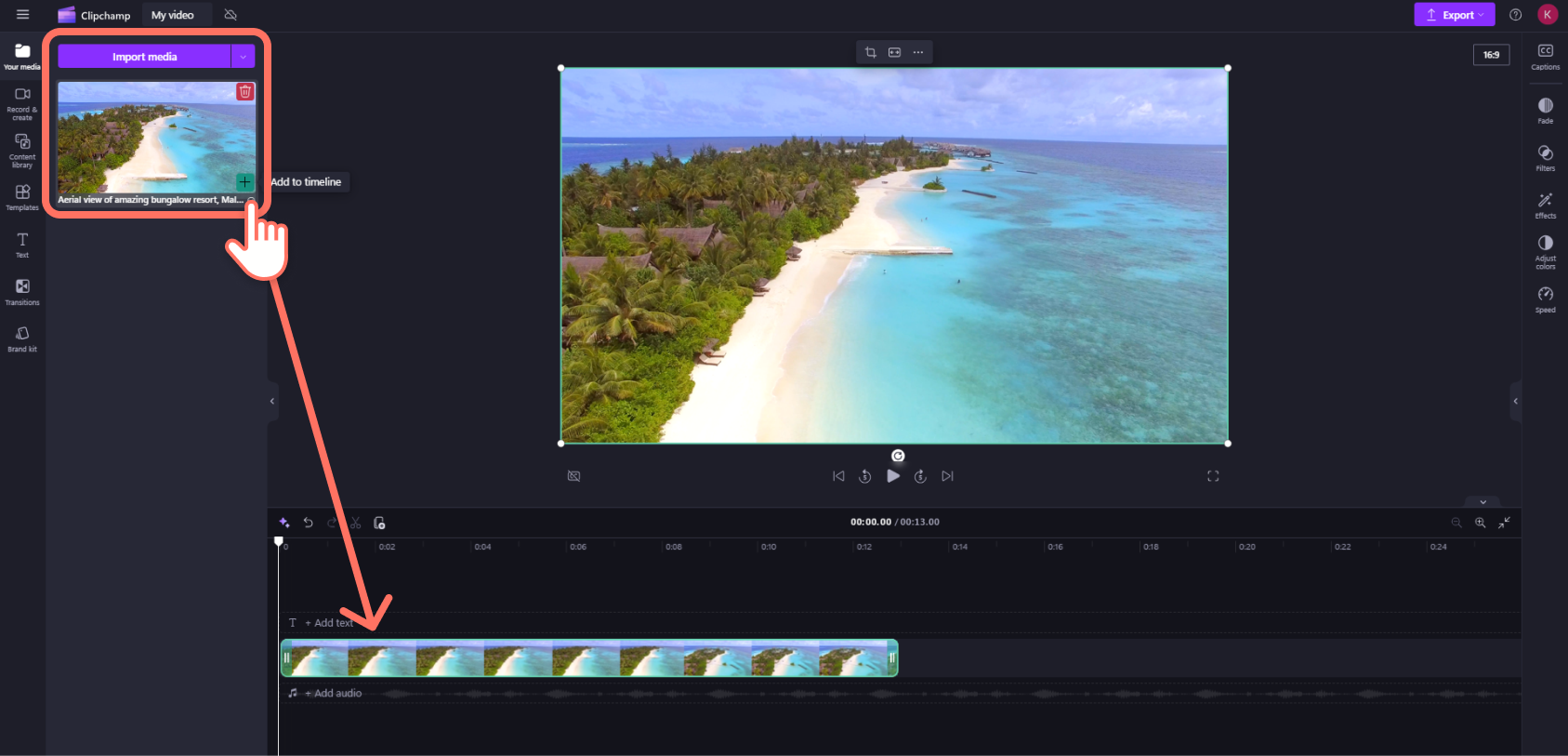 Clipchamp скриншот 1
