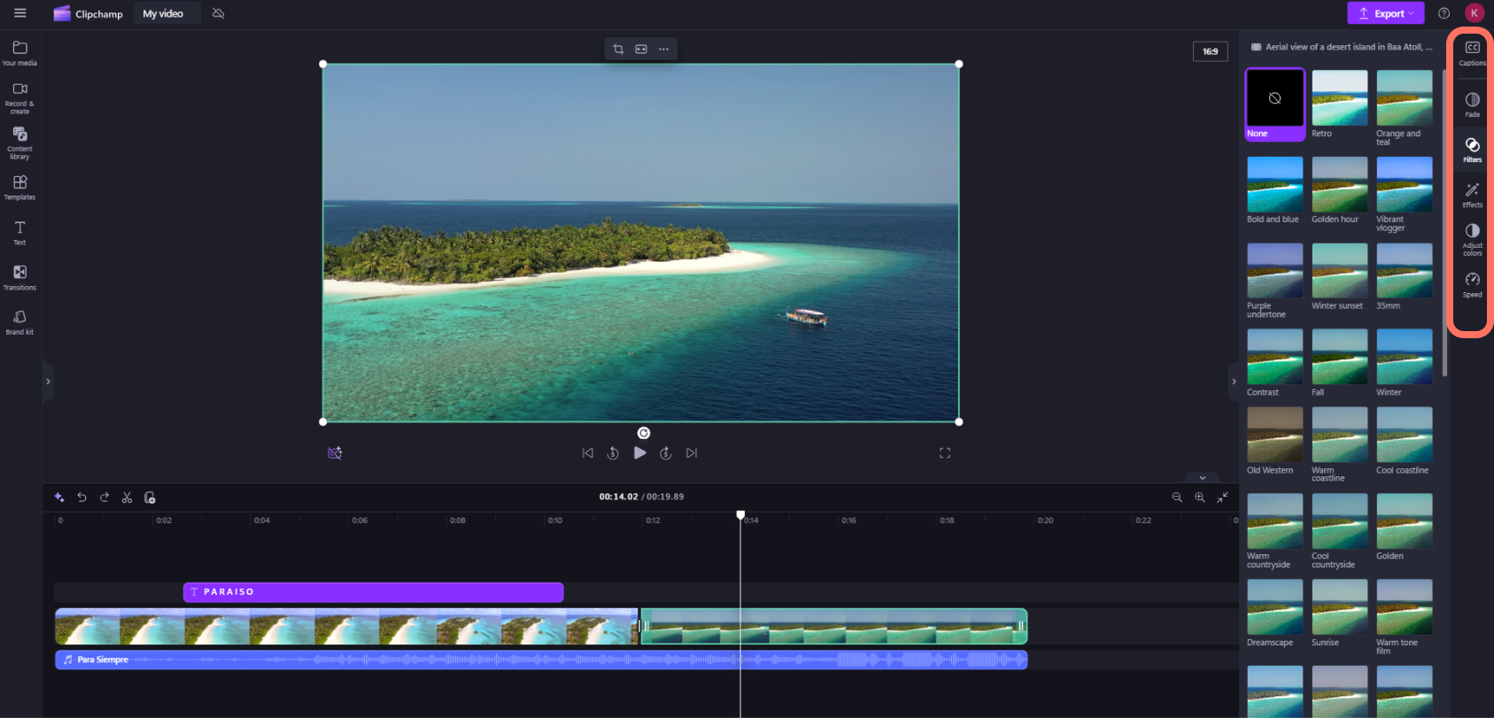 Clipchamp скриншот 4