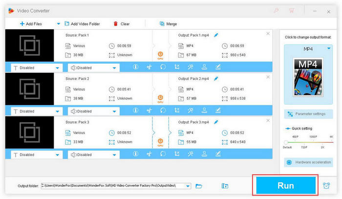 WonderFox HD Video Converter Factory Pro скриншот 6