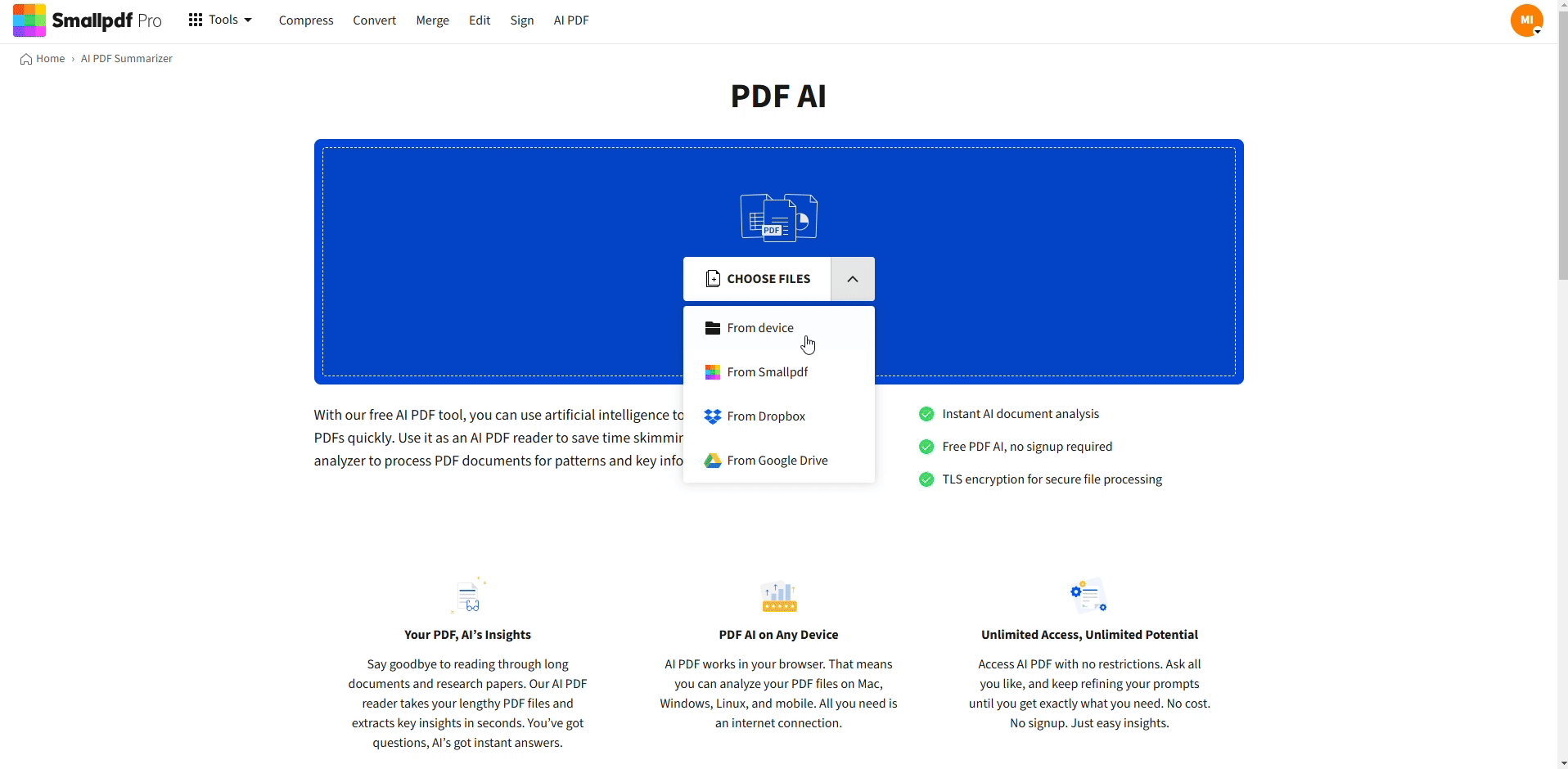 Smallpdf скриншот 5