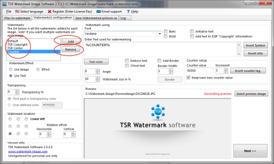 TSR Watermark Image скриншот 6