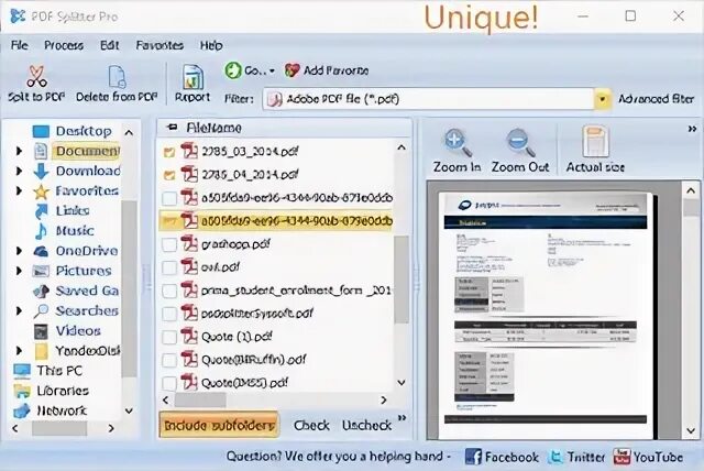 Coolutils PDF Splitter скриншот 2